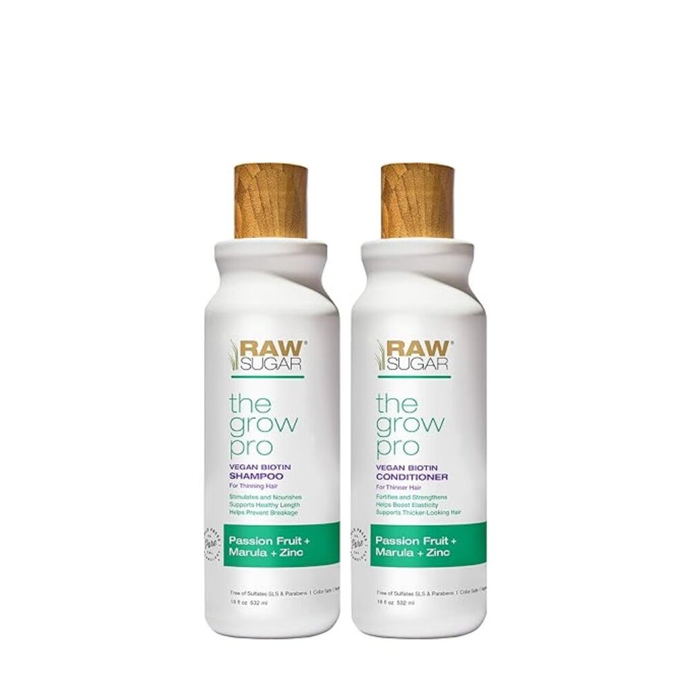 Shampoo & Conditioner with Vegan Biotin for Anti-Thinning & Pro-Lengthening